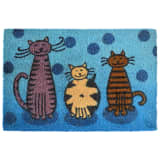 vidaXL Kokosdørmatte 15 mm 40x60 cm Katter