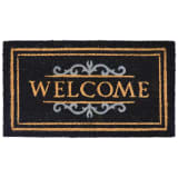 vidaXL Doormat Coir 15 mm 40x70 cm Welcome