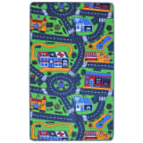 vidaXL Playing Rug 100x165 cm Road Pattern