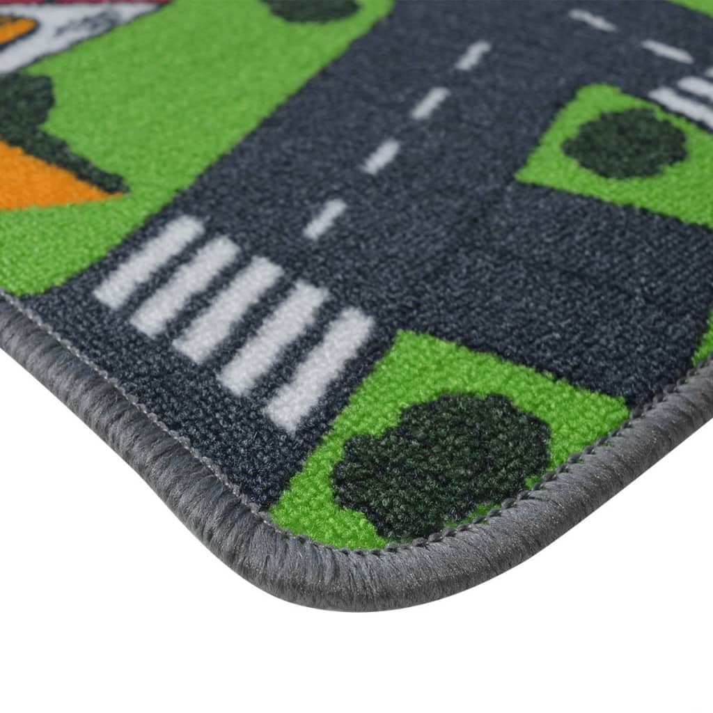 vidaXL Playing Rug 100x165 cm Road Pattern