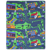 vidaXL Playing Rug 133x165 cm Road Pattern