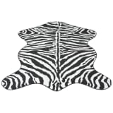 vidaXL Formet teppe 110x150 cm sebramønster