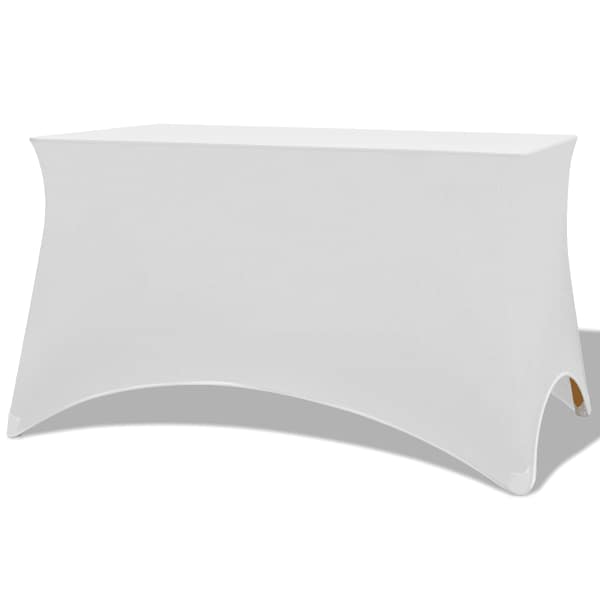 vidaXLi venivad lauakatted 2 tk 183 x 76 x 74 cm valge