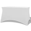 vidaXLi venivad lauakatted 2 tk 183 x 76 x 74 cm valge