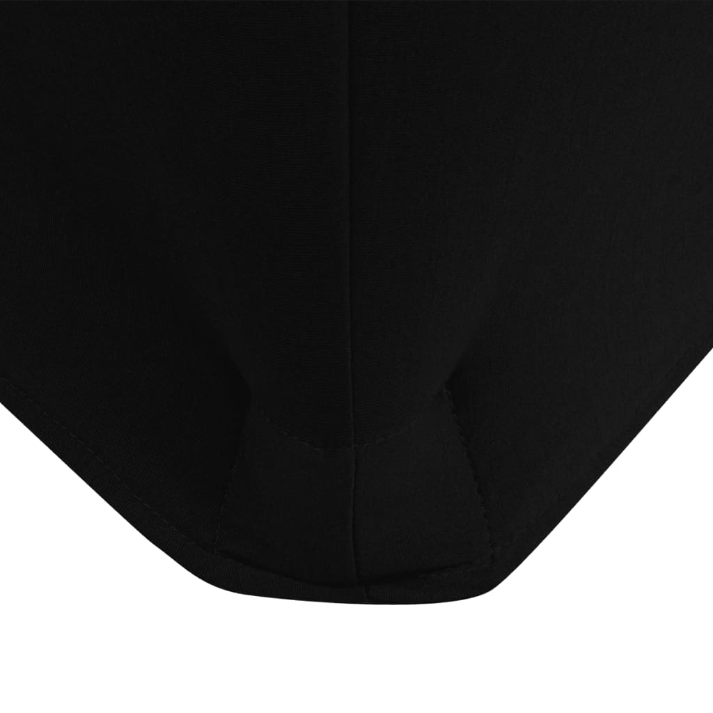  Naťahovací návlek na stôl, 2 ks, 183x76x74 cm, čierny