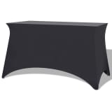 vidaXL Tamprios staltiesės, 2 vnt., 243x76x74 cm, antracito sp.