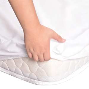 vidaXL Formsydde laken 2 stk 140x200 cm bomull hvit