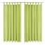  vidaXL 2 db zöld mikroszatén függöny karikákkal 140 x 175 cm termék 2. képe