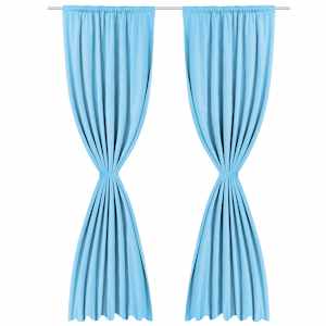 vidaXL 2 db t&uuml;rkiz dupla r&eacute;tegű s&ouml;t&eacute;t&iacute;tőf&uuml;gg&ouml;ny 140 x 175 cm