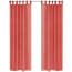  vidaXL 2 db piros fátyolfüggöny 140 x 225 cm termék 2. képe
