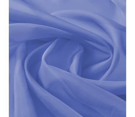 vidaXL Voile Fabric 1.45x20 m Royal Blue