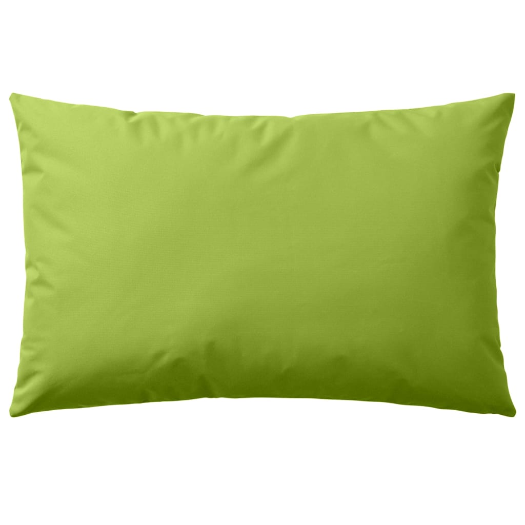 vidaXL Perne de exterior, 2 buc., verde măr, 60 x 40 cm