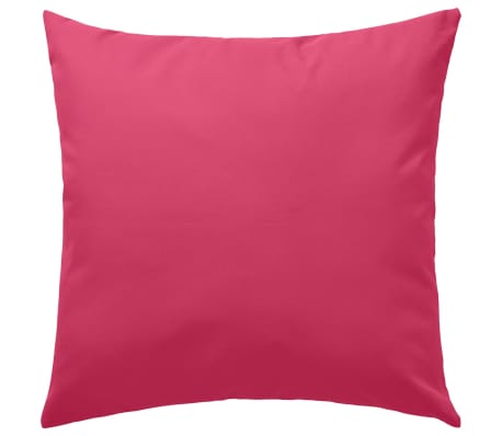 vidaXL Cuscini da Esterno 2 pz 45x45 cm Rosa