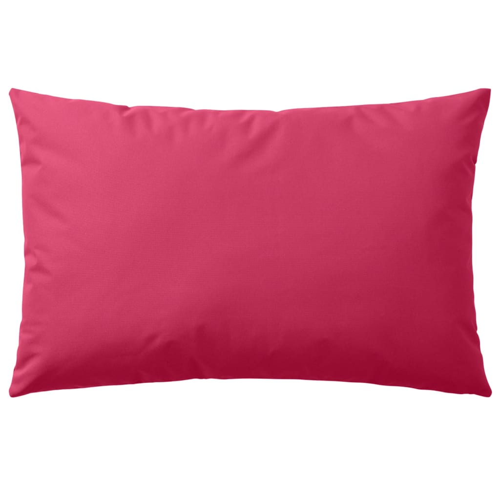 

vidaXL Buitenkussens 60x40 cm roze 2 st