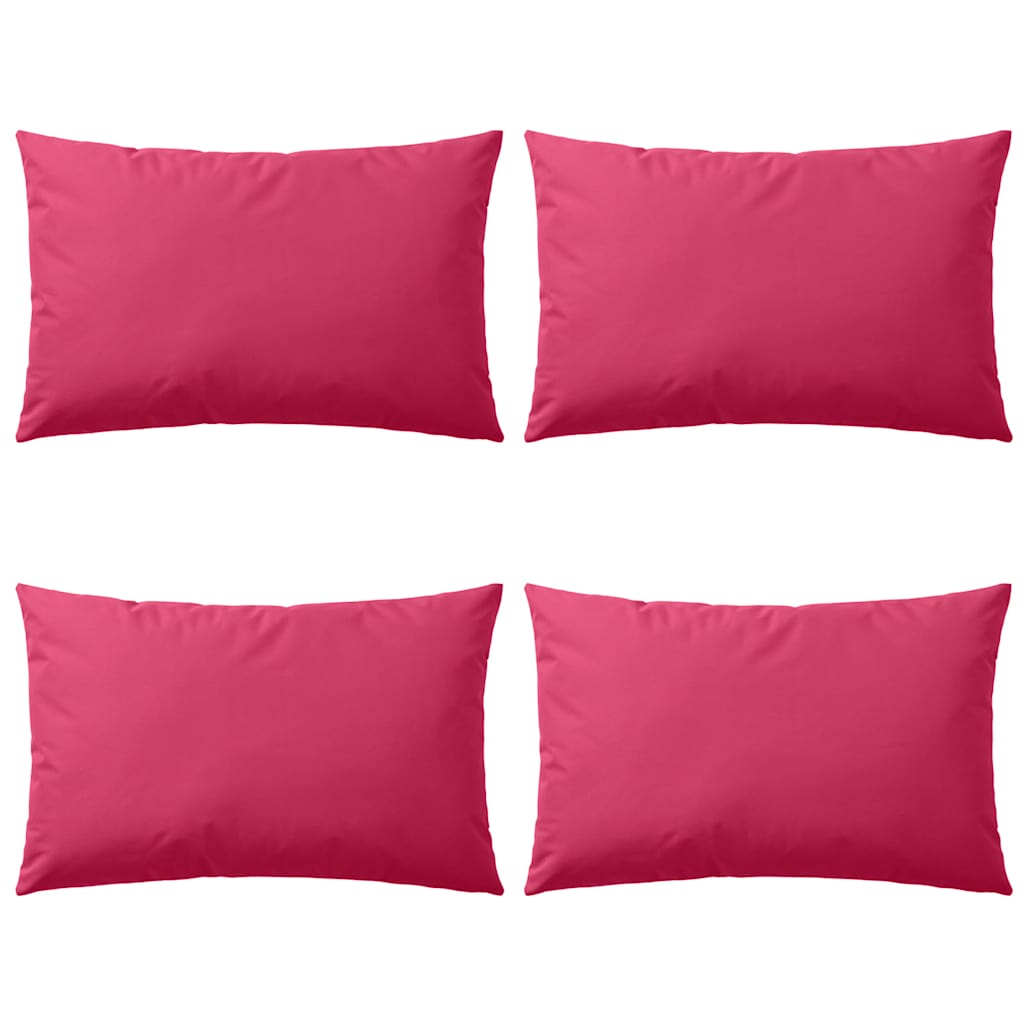 vidaXL Perne de exterior, 4 buc, roz, 60 x 40 cm