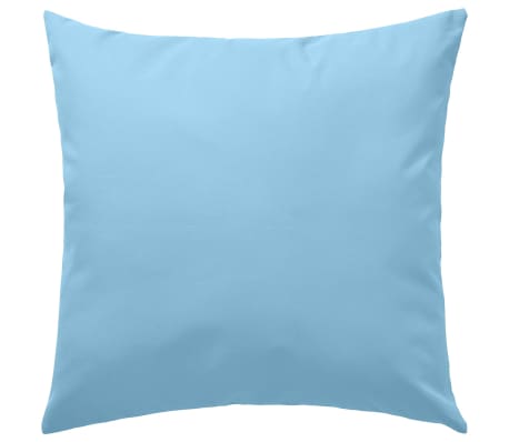 vidaXL Oreiller d'extérieur 2 pcs 45 x 45 cm Bleu clair