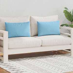 vidaXL udend&oslash;rspuder 2 stk. 60 x 40 cm lysebl&aring;