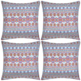 vidaXL Putetrekk aztekermønster flerfarget 4 stk 50x50 cm