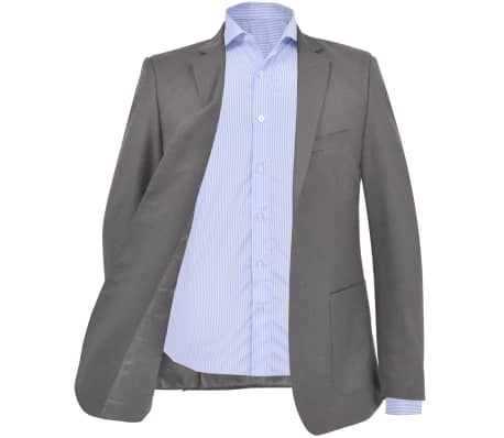 vidaXL Blazer pour hommes Taille 48 Anthracite