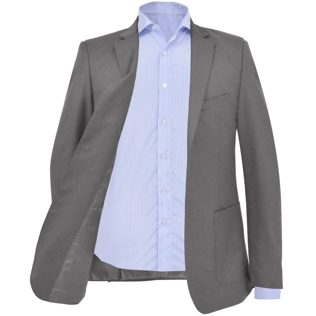 

vidaXL Zakelijke blazer voor mannen maat 50 antraciet