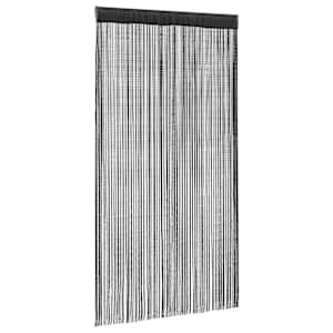 Provázkové záclony, 2 ks, 100x250 cm, černá - obrázek 3