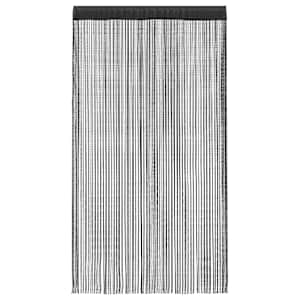 Provázkové záclony, 2 ks, 100x250 cm, černá - obrázek 4