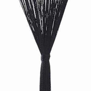 Provázkové záclony, 2 ks, 100x250 cm, černá - obrázek 7