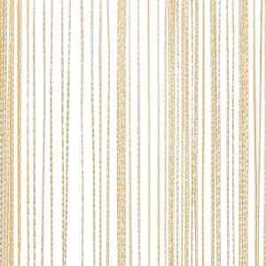 Provázkové záclony, 2 ks, 100x250 cm, krémová - obrázek 8