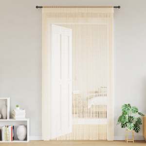 Provázkové záclony 2 ks 140 x 250 cm krémové - obrázek 2