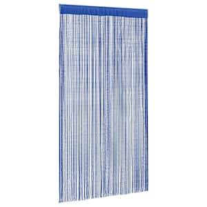 Provázkové záclony, 2 ks, 100x250 cm, modrá - obrázek 3