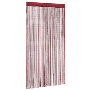 Provázkové záclony, 2 ks, 140x250 cm, vínová - obrázek 3