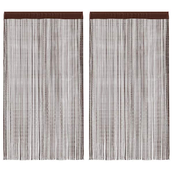 vidaXL n&ouml;&ouml;rkardinad 2 tk, 100 x 250 cm, pruun