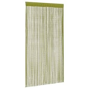Provázkové záclony 2 ks 100 x 250 cm zelené - obrázek 3