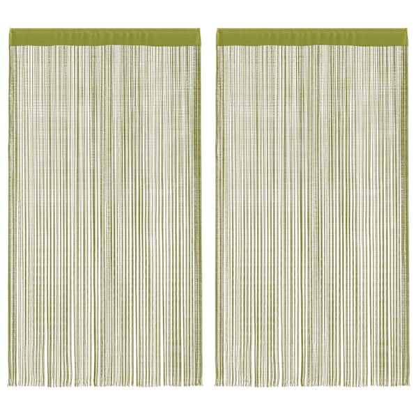 vidaXL n&ouml;&ouml;rkardinad 2 tk, 140 x 250 cm, roheline