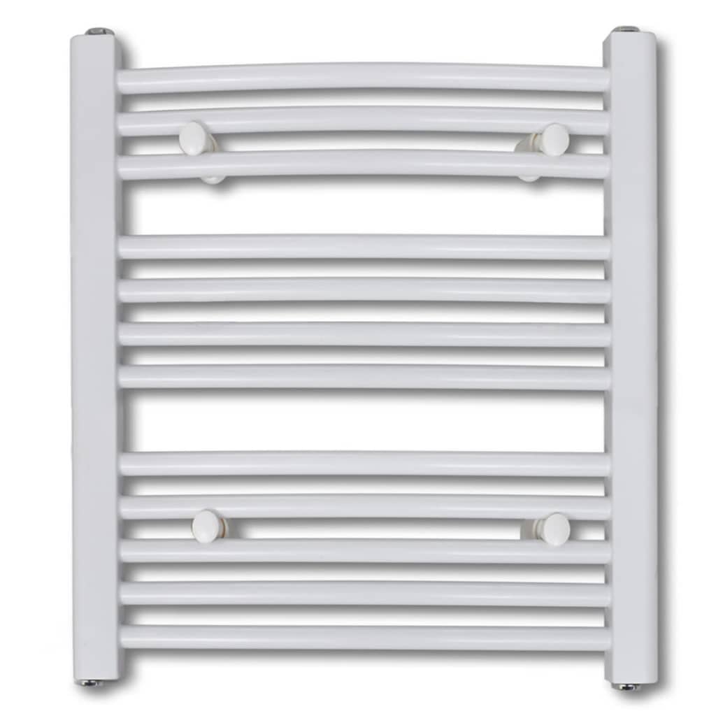 

vidaXL Badkamer radiator/handdoekenrek gebogen 600x764 mm 300 W