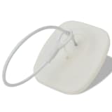 vidaXL Ensemble de 1000 étiquettes rigides et fils RF 8,2 MHz Blanc