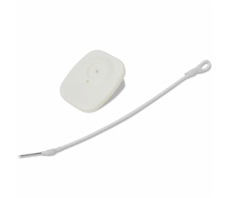 vidaXL RF Hard Tags and Wires 1000 Sets 8.2 MHz White
