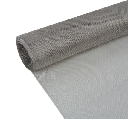 vidaXL Tinklelis, sidabr., 150x500cm, nerūdijantis plienas