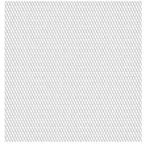 Vrtna žična ograja nerjaveče jeklo 50x50 cm 30x17x2,5 mm