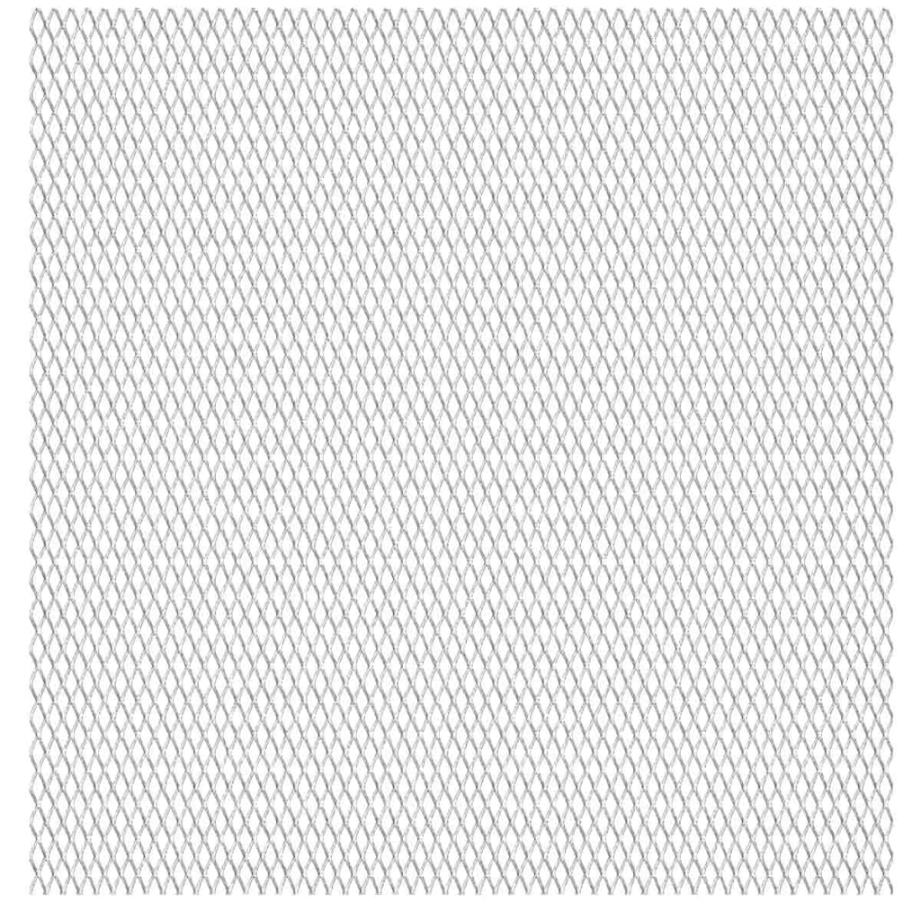 vidaXL Panneau de grillage de jardin Acier inox 50x50 cm 45x20x4 mm