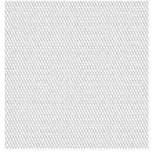 Zahradní drátěný plot nerezová ocel 50 x 50 cm 45 x 20 x 4 mm - obrázek 1