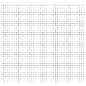 Vrtna žična ograja nerjaveče jeklo 50x50 cm 21x21x2,5 mm