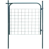 vidaXL Vrtna Vrata za Ogradu 100x100 cm Zelena