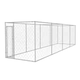 vidaXL Zunanji pasji boks 8x2 m