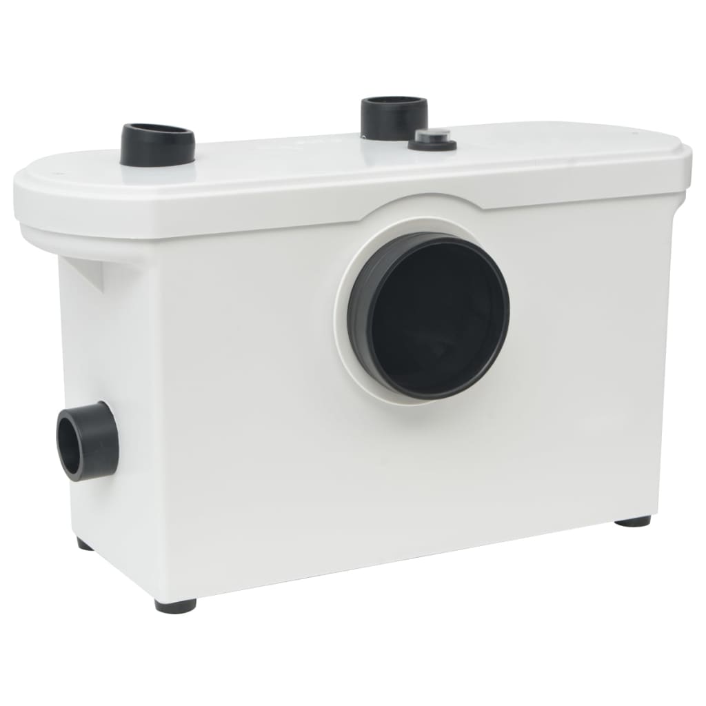vidaXL Pompă tocător WC, 600 W, alb vidaxl.ro