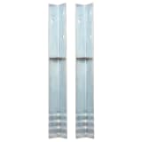 vidaXL L-alakú földi horgony galvanizált acélból 5 x 5 x 50 cm