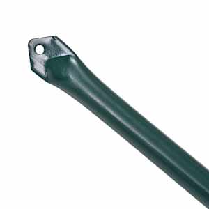 Plotové sloupky, 10 ks, kov, 1,5 m, zelené - obrázek 3