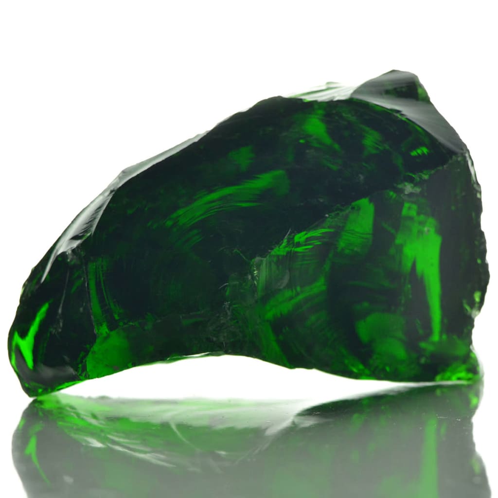  Gabiónové kamene zo skla, zelené, 60-120 mm, 25 kg