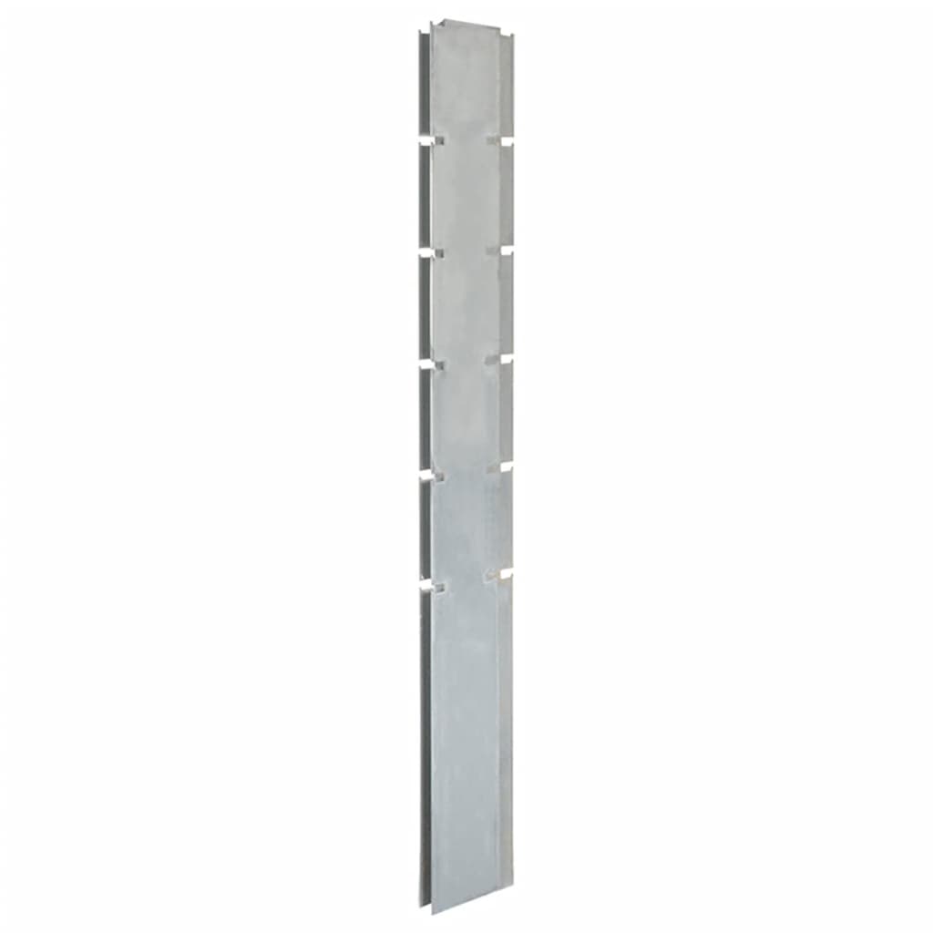  Gabionový plotový stĺpik strieborný 160 cm pozinkovaná oceľ