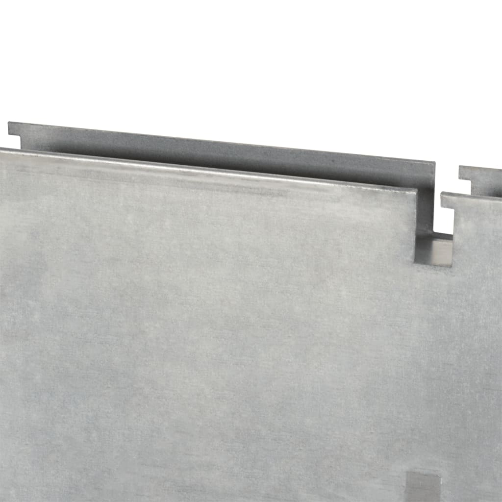  Gabionový plotový stĺpik strieborný 160 cm pozinkovaná oceľ